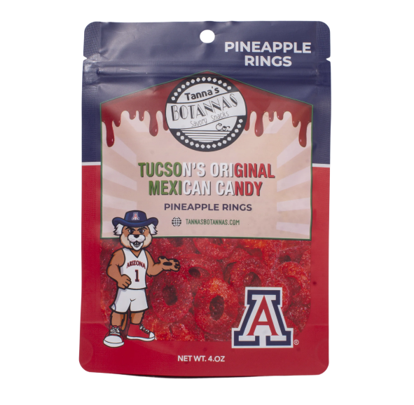 U of A Pineapple RIngs 4oz